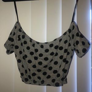 Polka Dot Crop Top
